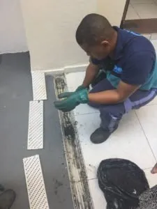 Serviço de desentupimento realizado pela Clean Desentupidora