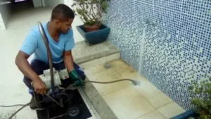 Desentupimento realizado pela Clean Desentupidora